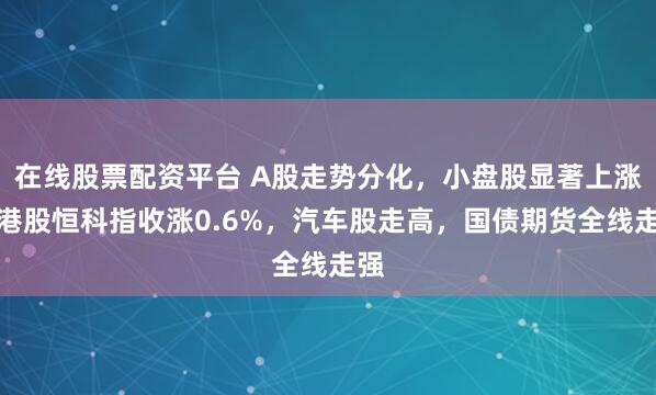 在线股票配资平台 A股走势分化，小盘股显著上涨，港股恒科指收涨0.6%，汽车股走高，国债期货全线走强