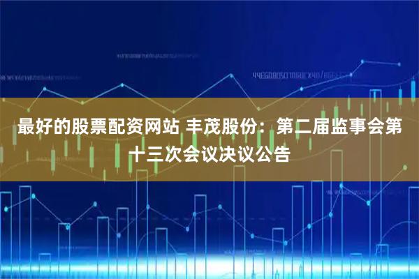 最好的股票配资网站 丰茂股份：第二届监事会第十三次会议决议公告